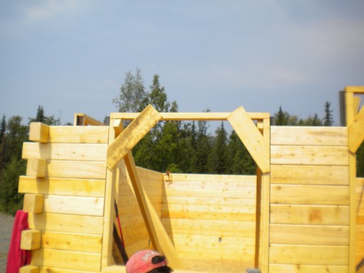 Almost to the top of the windows!