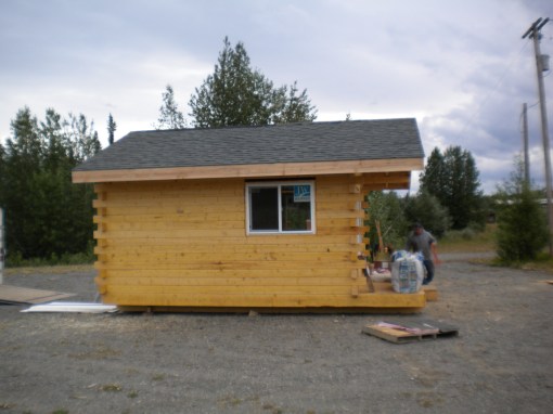 Finished rec cabin, complete with deck!