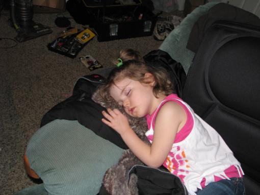 So precious when she's asleep...