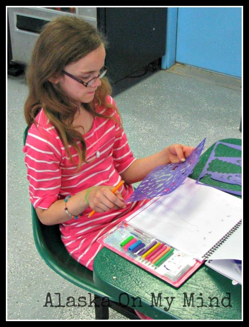 My little fashion designer!