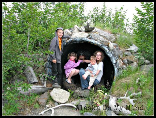 Bear in a cave with a bunch of cave dwelling nymphs. The one getting her arm eaten on is quite amusing.  