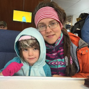 Lil Bit and Mama ready to shove off.