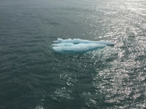 a large chunk of ice.