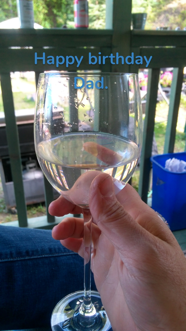Happy birthday Dad. 







