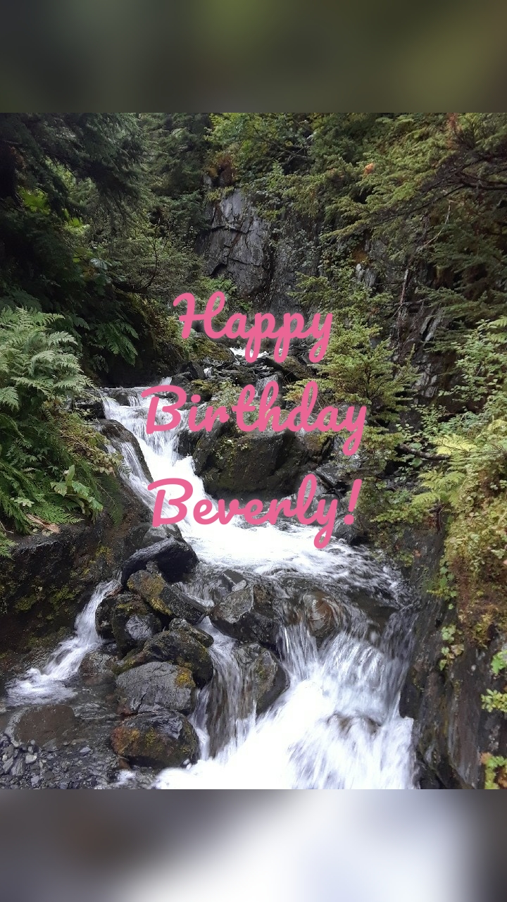 Happy Birthday Beverly!
