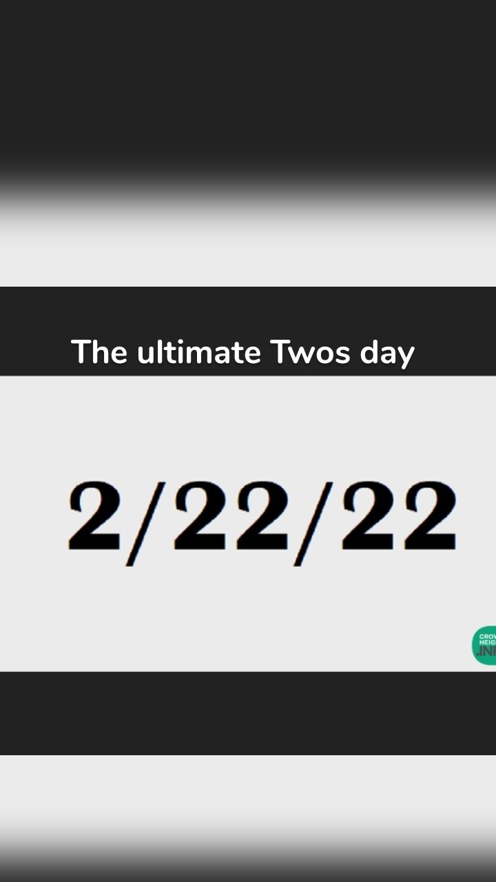 The ultimate Twos day







