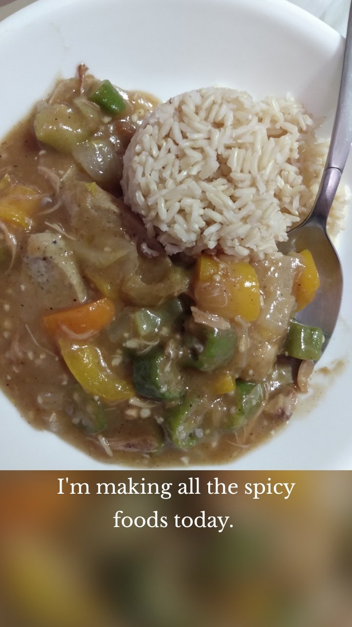 







I'm making all the spicy foods today. 