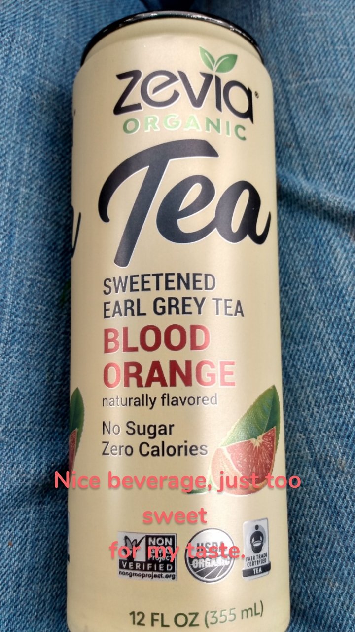 Nice beverage, just too sweet
for my taste.