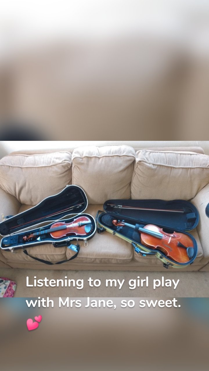 







Listening to my girl play with Mrs Jane, so sweet. 💕