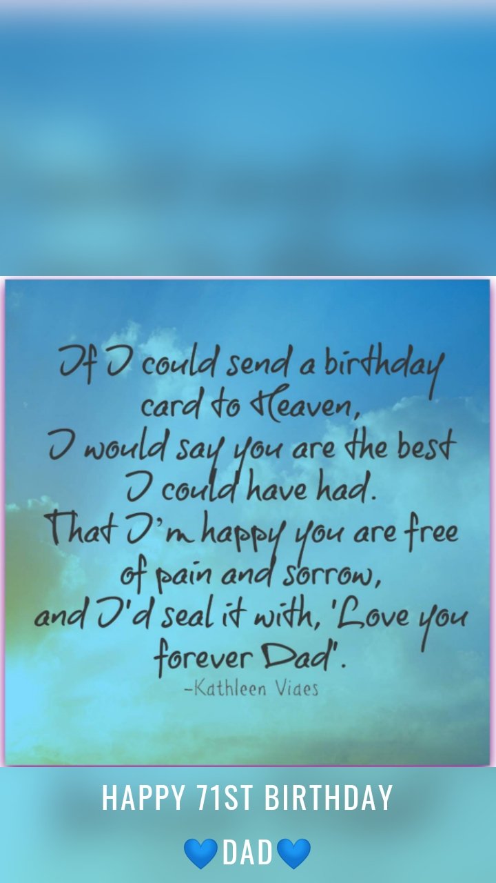 










Happy 71st birthday
💙Dad💙