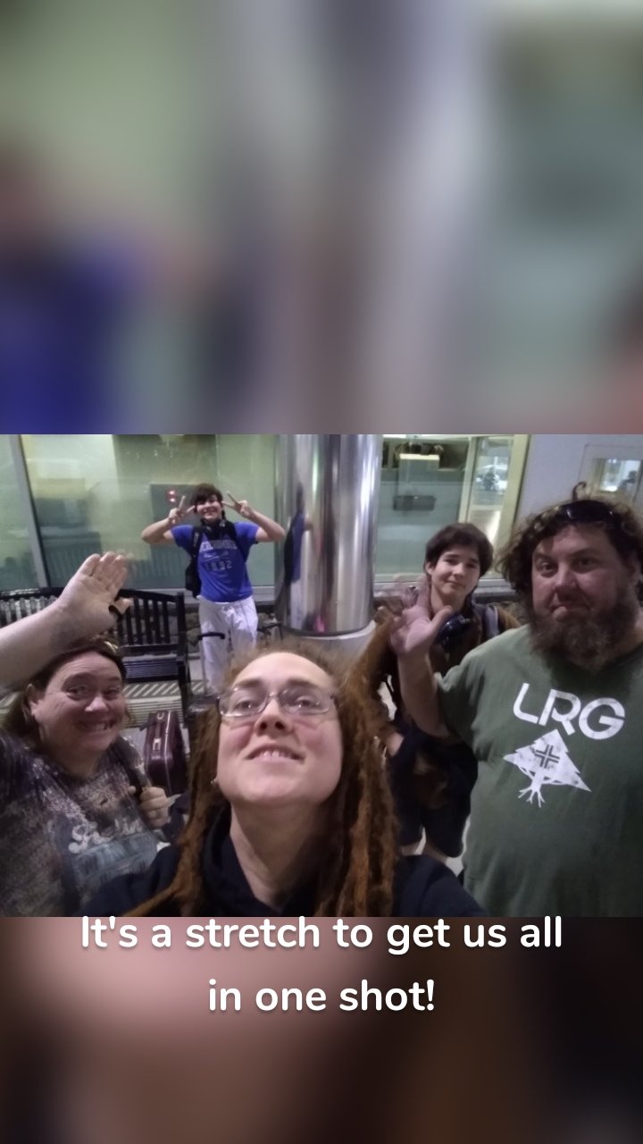 








It's a stretch to get us all in one shot!