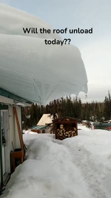 Will the roof unload today??