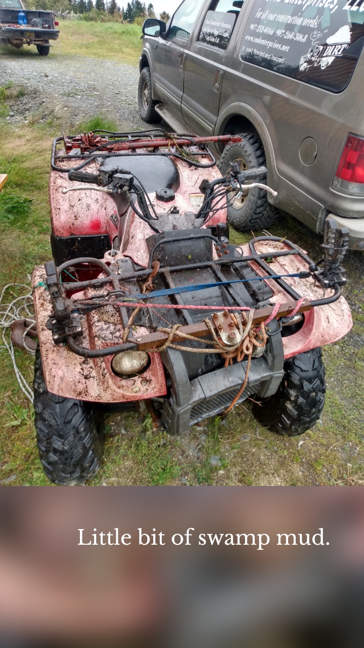 Little bit of swamp mud.