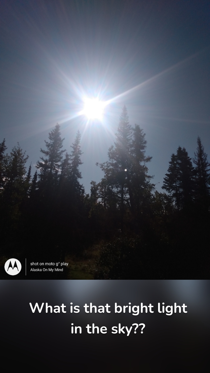 What is that bright light in the sky??